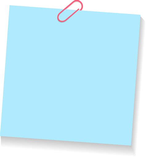 papel de recordatorio de nota adhesiva en blanco 13869648 PNG