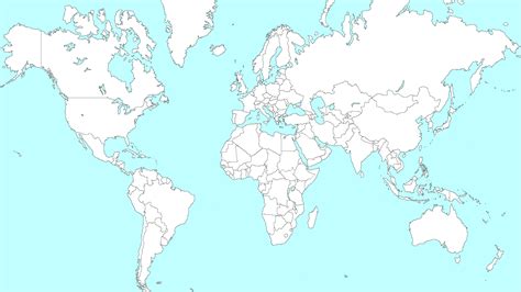 Blank World Map 的图像结果