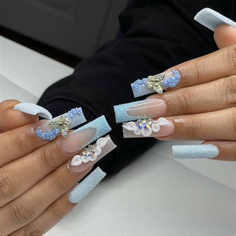 14 Baby Blue Nail Designs You Need To Try