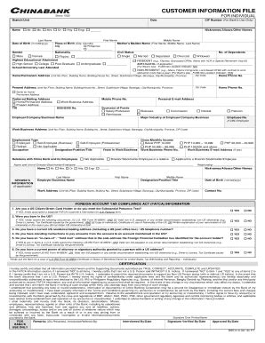 Customer Information File 的图像结果