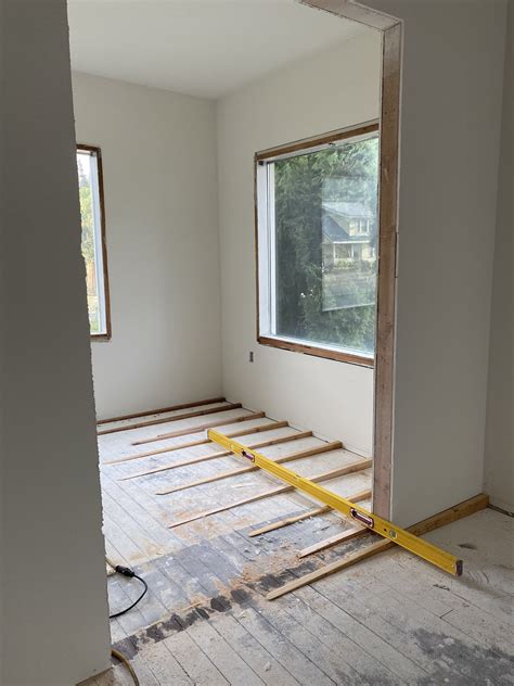 Roof repair, floor shimming