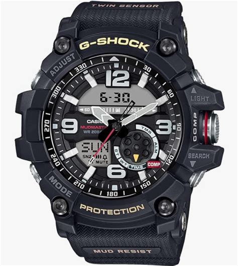 Casio G-Shock GA-100-1A1DR Analog-Digital Black Dial Men Watch Black ...
