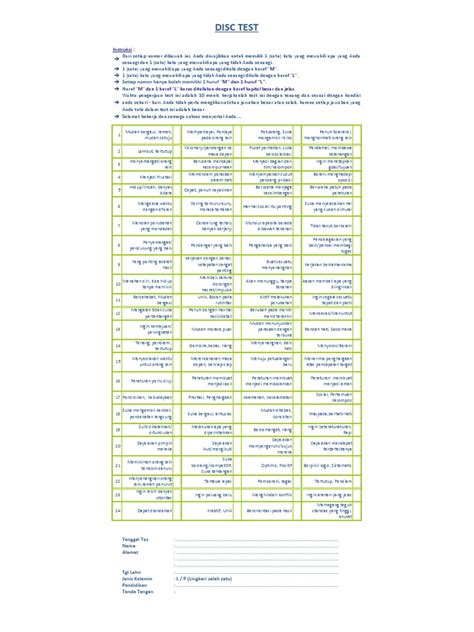 Form Disc Test 的图像结果