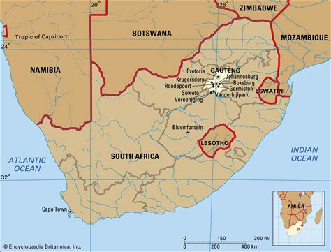 Gauteng | Johannesburg, Pretoria, Soweto | Britannica