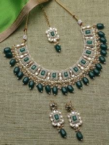 Sukkhi Alloy Gold-plated Green Jewellery Set Price in India - Buy ...
