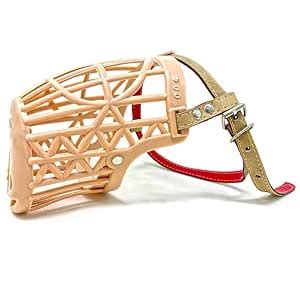 DCZ® Dog Mouth Cover Muzzle/Bite Guard with Adjustable Handy Strap Size ...