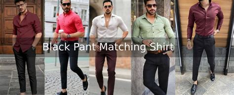 Black Pant Matching Shirt To Have A Majestic Look