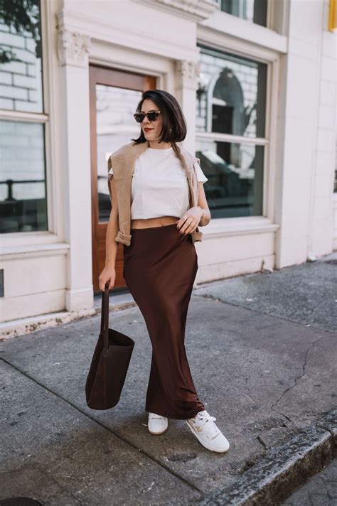 Ways To Style A Satin Maxi Skirt - an indigo day