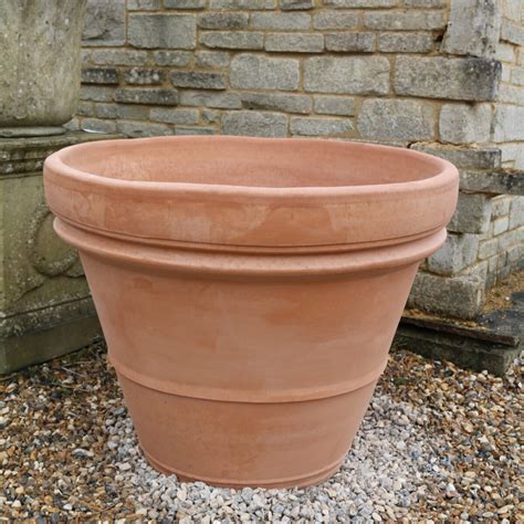 Pair of Extra Large Terracotta plant pots - 100cm - The Beechfield ...
