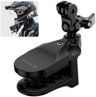 PULUZ Motorcycle Helmet Chin Clamp Mount Camera Mount for Gopro Hero 12 ...