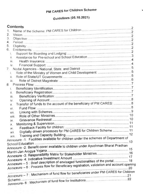 PM Cares Scheme 2021 Guidelines | PM CARES Scheme for Children 2021 ...