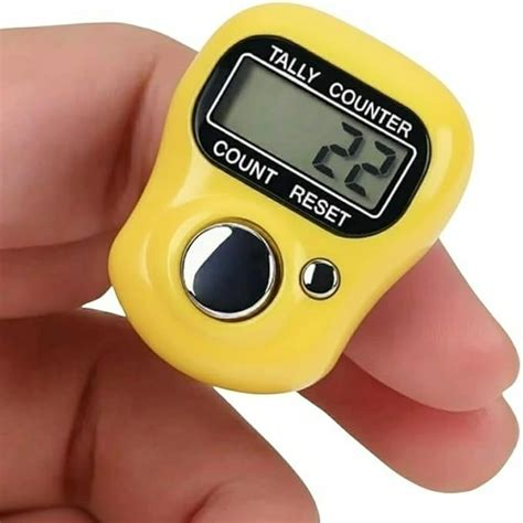 5-Digit Digital Tally Counter – Finger Ring Clicker for Counting ...