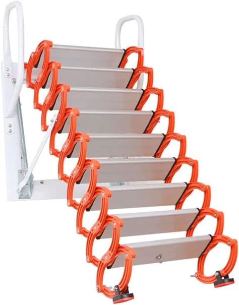 Foldable Attic Stairs Telescopic Loft Ladder Wall-Mounted Folding Attic ...