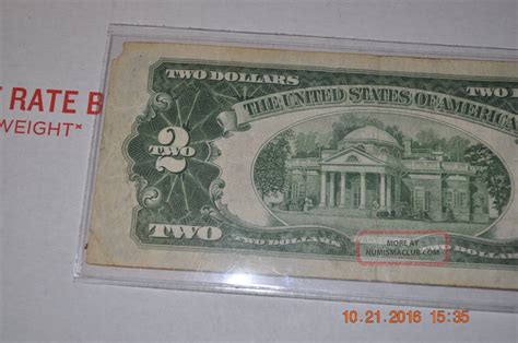 1953 Two Dollar Bills $2 Red Seal United States Note