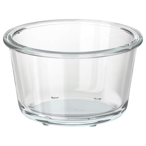 IKEA 365+ food container, round/glass, 600 ml (20 oz) - IKEA