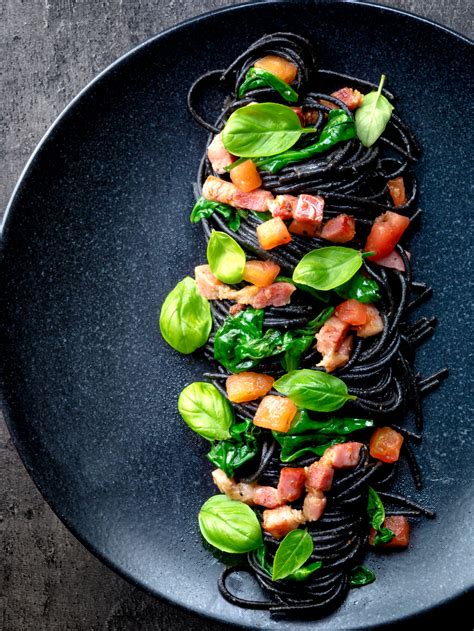 Squid Ink Pasta Sauce Squid Ink Garganelli In A Vodka Tomato Creamy