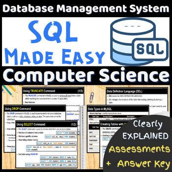 Image result for Lesson On SQL in Database