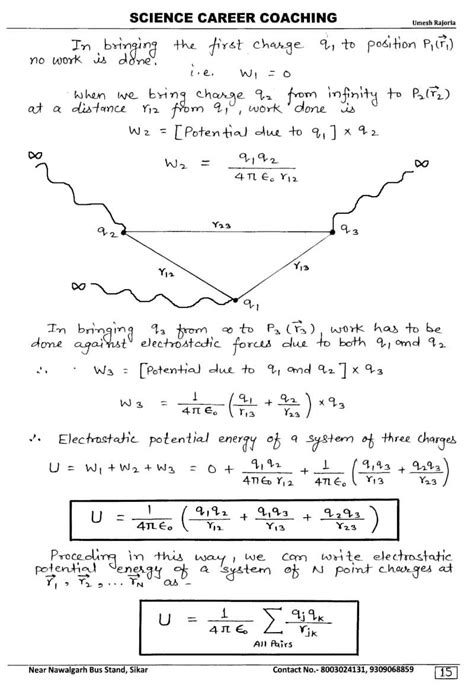 Image result for Electric Potential Class 12 Notes