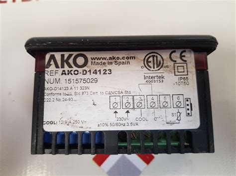 Ako d14123 industrial digital thermostat controller – Aeliya Marine Tech