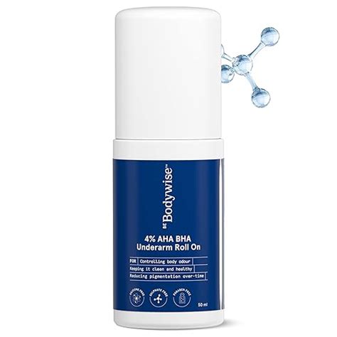 Buy Be Bodywise 4% AHA BHA UnderArm Roll on | 2% Lactic Acid, 1% ...