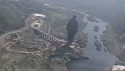 Watch: Spectacular views of world's tallest statue from IAF planes ...
