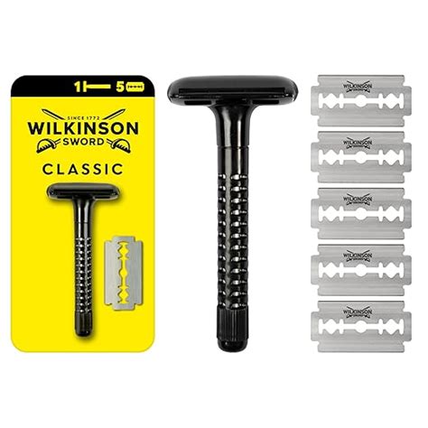 Wilkinson Sword Classic Men's Razor with 5 Razor Blades : Amazon.in ...