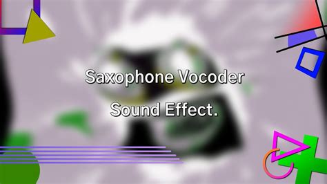 Image result for Saxophone Vocoder