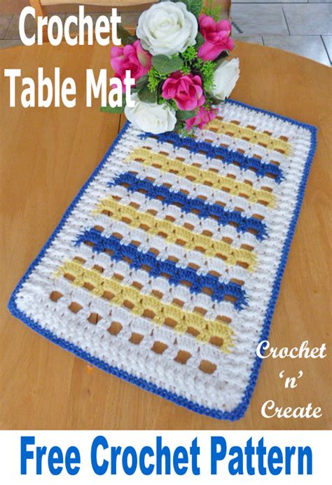 Image result for How to Crochet a Table Mat Using Threads