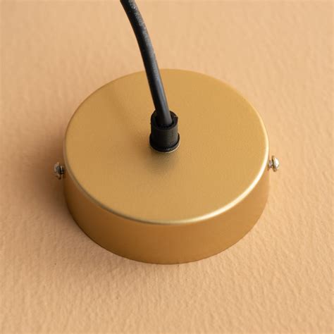 Totem Gold Finish Pendant Lamp | Luxe Hanging Light By Yaahvi – The ...