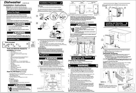 Image result for Dishwasher Installation Guide