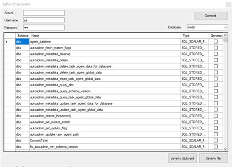 Image result for SQL Script Generator