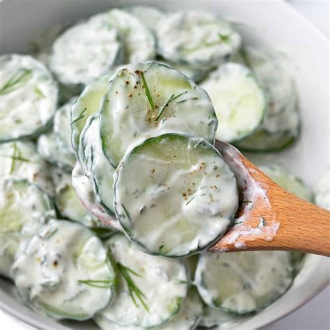 Greek Yogurt Cucumber Salad - Fresh Apron