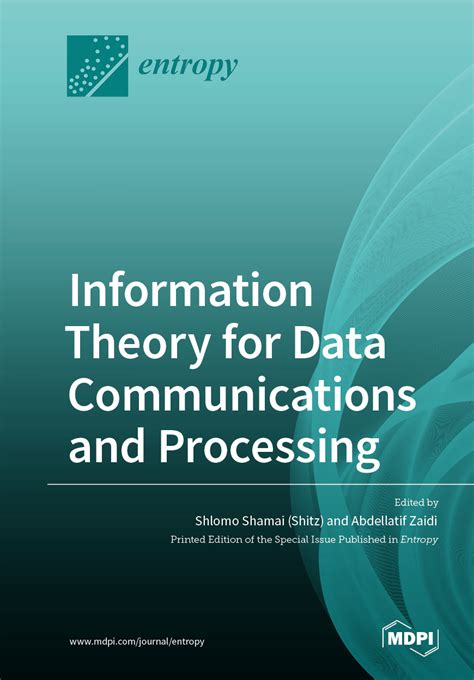 Information Theory for Data Communications and Processing | MDPI Books