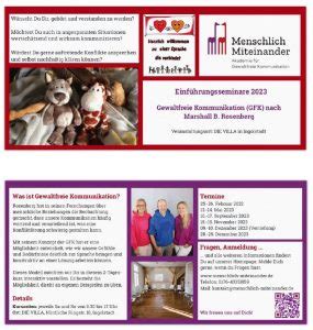 Einführungskurs in Gewaltfreie Kommunikation nach Marshall B. Rosenberg ...