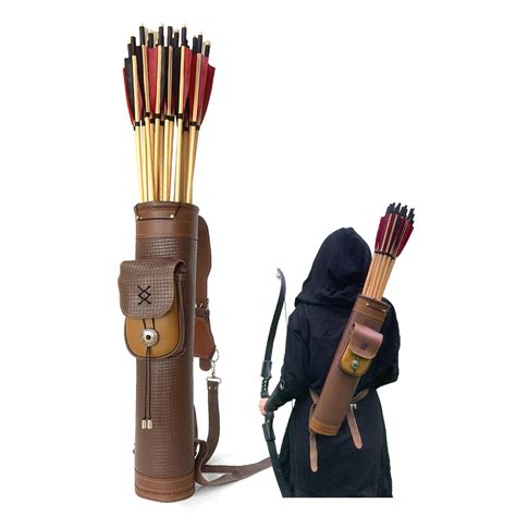 Leather Quiver Of Arrows