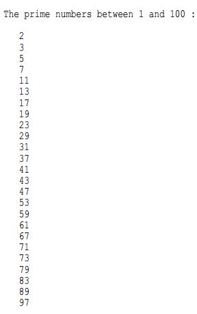 Print Prime Numbers Between 1 to 100 Using Shell Scripting 的图像结果