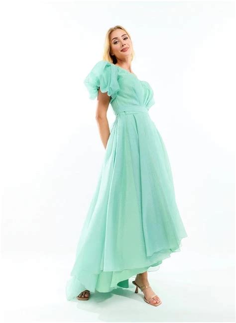 House of Moda House of Moda Off Shoulder Neck High Low Hem Maxi Dress ...