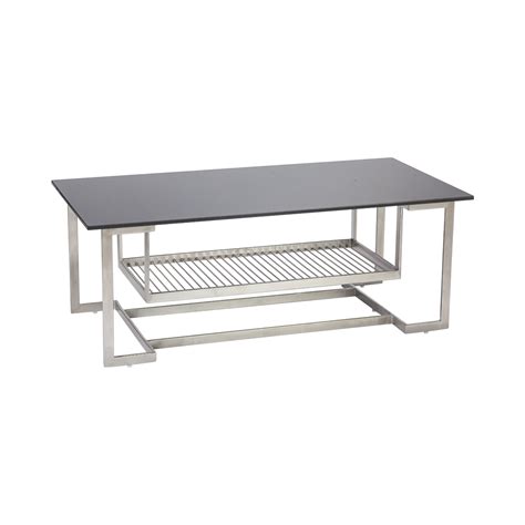 Lexia Centre Table by Geeken | Toughened Glass & Chrome Frame