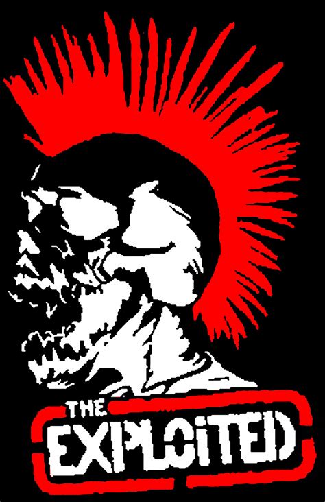 The Exploited Scottish punk group October 1981 Stock Photo: 20253862 ...