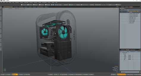 Gaming Desktop Alienware Aurora Black 3D | 3D Molier International