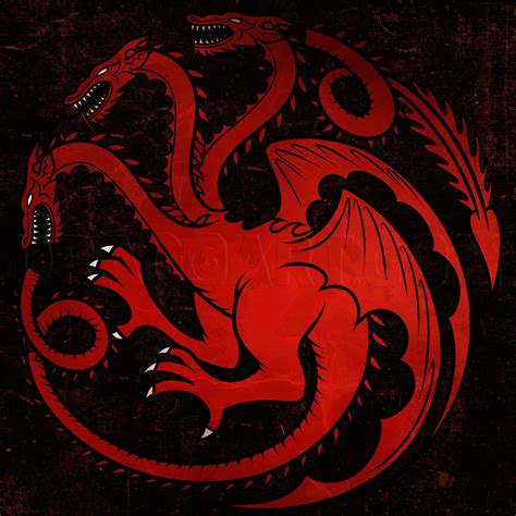 Game Of Thrones House Sigils Targaryen