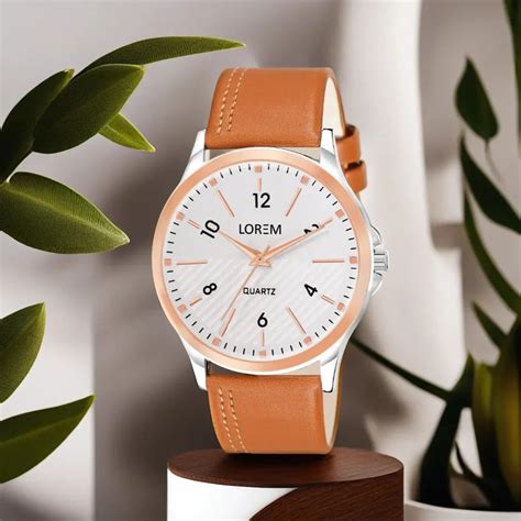 LOREM Silver Stylish Dial Analog Watch For Men LR94 – HalfPe