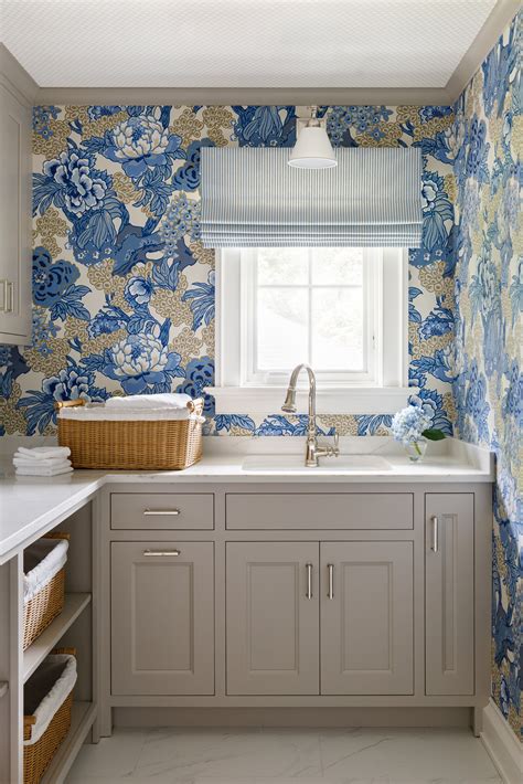 Another blue and white timeless lake house design in Lake Geneva by ...