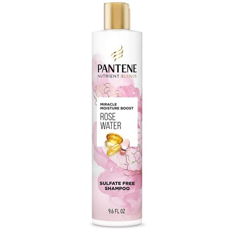 Pantene Miracle Moisture Boost Sulfate Free Shampoo Rose Water | Walgreens