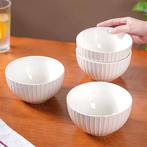 Buy Nestasia Ceramic Bowl for Snacks - Dishwasher & Microwave Safe Bowl ...