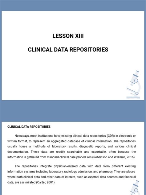 Clinical Data Repository 的图像结果