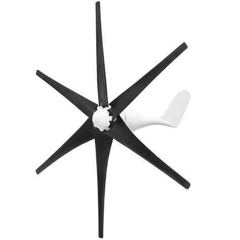 Buy Wind Turbine Generator Kit,9000W 6 Blades Portable Vertical Wind ...