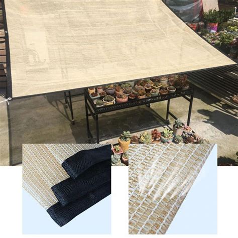 Buy 50-70% Sunblock Shade Cloth, 3.28*6FT UV-Resistant Protection Net ...