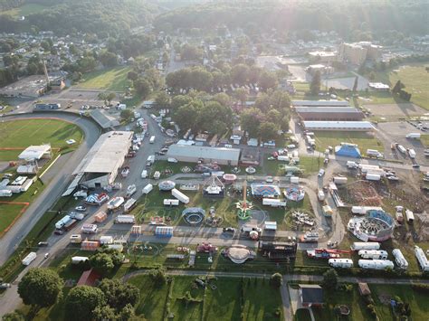 SLIDESHOW: Aerial Photos of Set-up at Clearfield County Fairgrounds ...