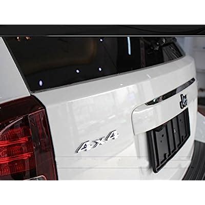 Buy 2pcs(1set) Auto Tuning 4 X 4 Chrome Logo 3D Decal Emblem Logo ...